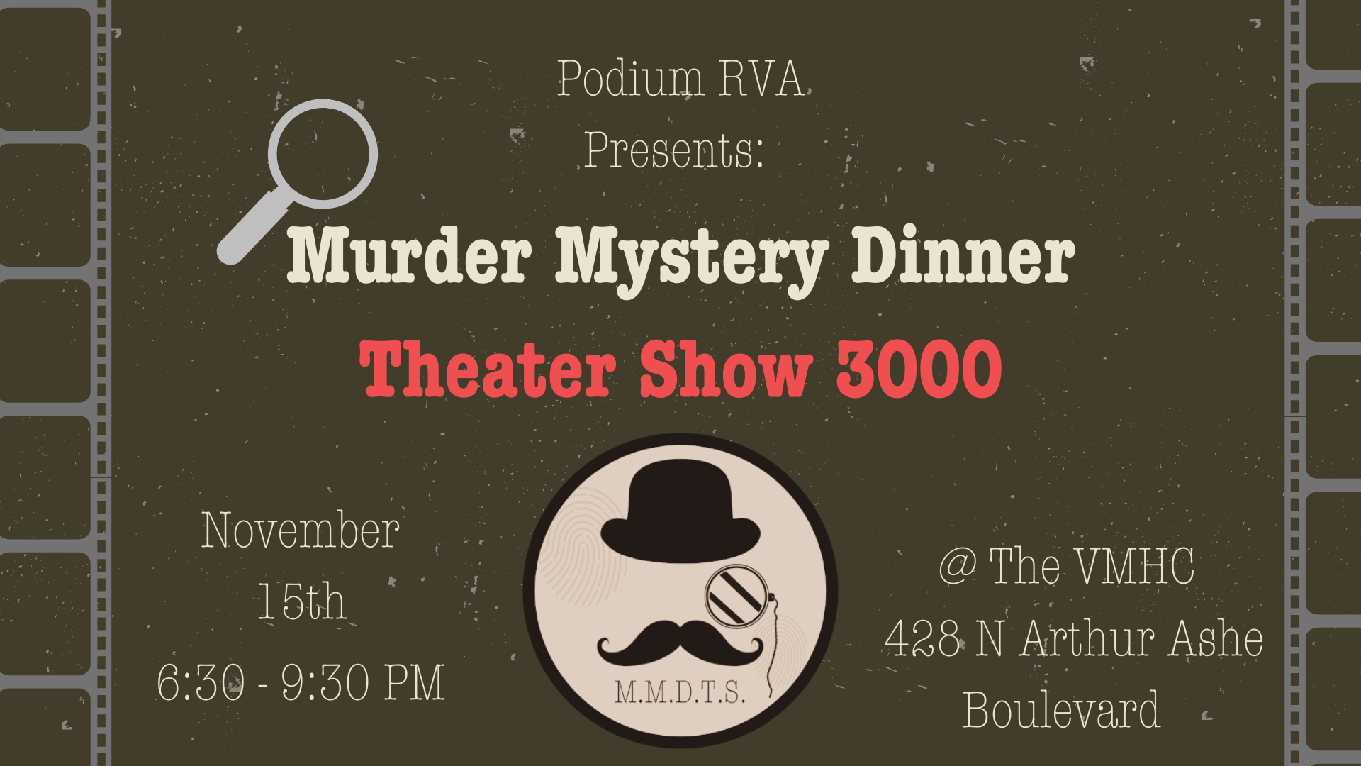 Murder Mystery Dinner Theater Show 3000 Header